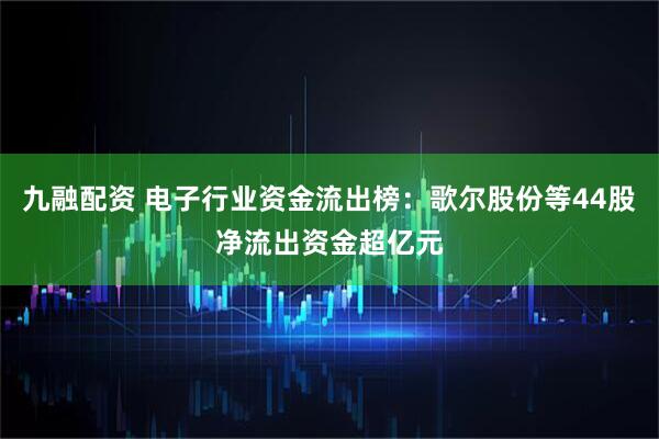 九融配资 电子行业资金流出榜：歌尔股份等44股净流出资金超亿元